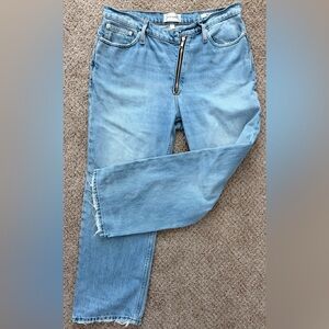 Frame Denim Le Jane Crop Angled zipper